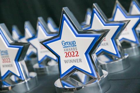 GLT Awards 2022 trophies